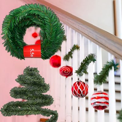 Коледен гирлянд от изкуствен бор (5,5 м) | HOLIPINE