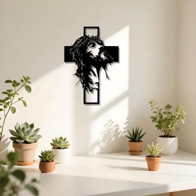 Модерен метален стенен кръст | JESUMET