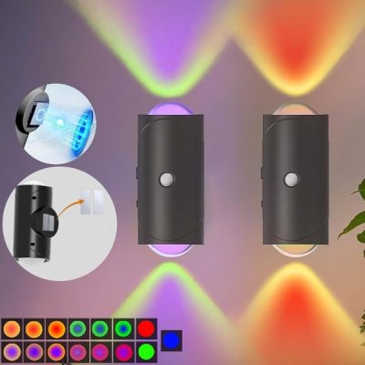 Интелигентна стенна лампа с датчик за движение (2 бр.) | AURAWALL